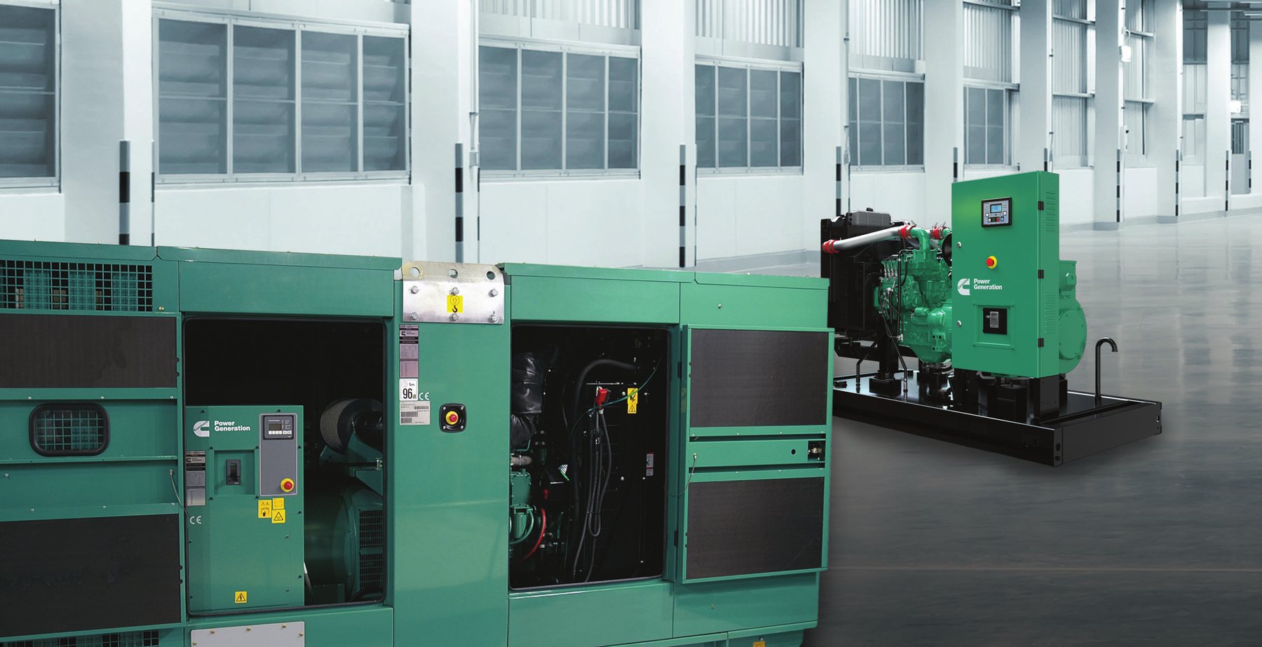 Grupos electrógenos Cummins Power Generation en planta
