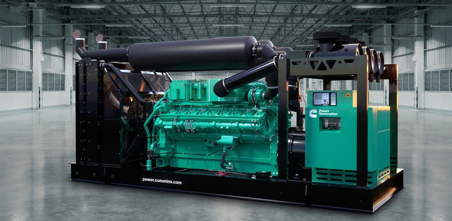 Generador Cummins Power Generation a gas natural, serie 1000-1300 kW